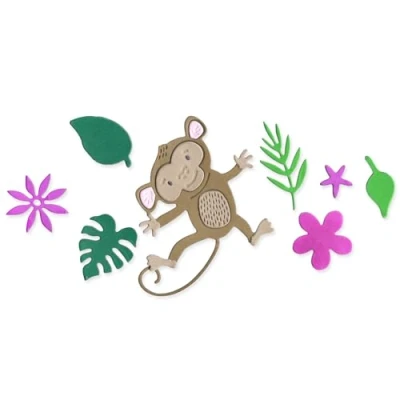 Afbeelding van Sizzix Thinlits Die Set Going Bananas 22pcs