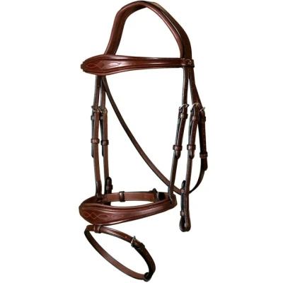 Afbeelding van Dy&#039;on Hoofdstel Nec Anatomic Flash Noseband Bruin