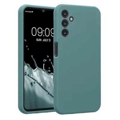 Afbeelding van kwmobile Housse compatible avec Samsung Galaxy A14 5G coque de téléphone protection souple en TPU silicone arctic night