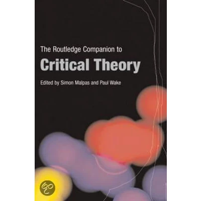Afbeelding van The Routledge Companion To Critical Theory