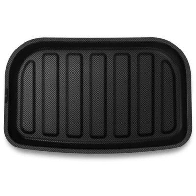 Afbeelding van Spigen Tesla Model Y Opbergmat voor kofferbak achter, XPE materiaal, schokbestendig, beschermt de binnenvakken, waterdichte afwerking, kofferbakmat Y, Carbon Edition