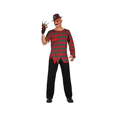 Afbeelding van Kostuums voor Volwassenen Th3 Party Multicolour Moordenaar (2 Onderdelen) Maat M/L