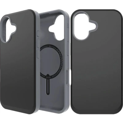 Afbeelding van ZAGG SoHo Snap Hoesje Geschikt voor Apple iPhone 16 Compatibel met MagSafe Back Cover Magneet Grafeen Zwart