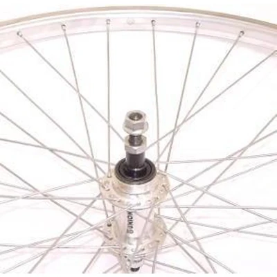 Afbeelding van Roland achterwiel 28 vast freewh Alu AS26 zilver zink spk
