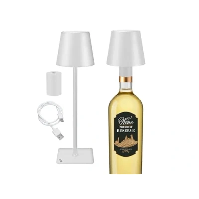 Image de Beper Lampe De Table Rechargeable 2 en 1 Led Avec Bouchon Usb c Blanc (p201utp112)