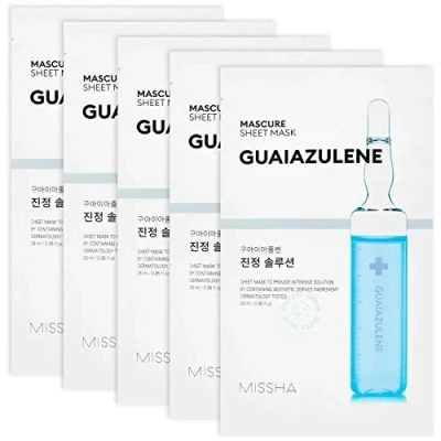 Afbeelding van Missha Mascure Sheet mask Guaiazulene 28 ml