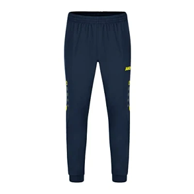Image de JAKO Polyester Broek Challenge, Uniseks Volwassene, Marine/Neongeel, 4XL