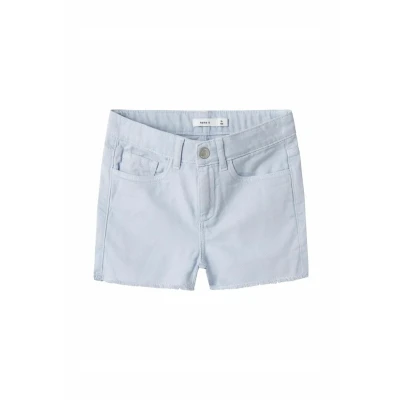 Afbeelding van Name it MOM FIT Jeansshort voor kinderen, Maat: 92, Xenon blue
