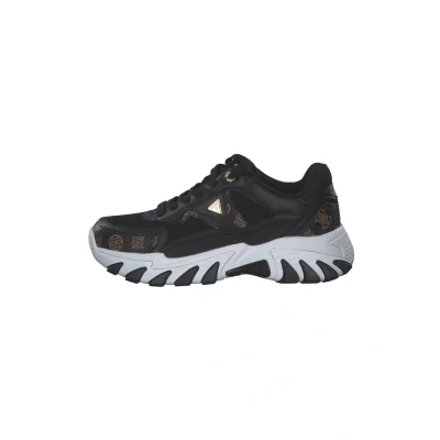 Afbeelding van Guess Fltnowfal Sneakers laag, Dames, Maat: 36, Schwarz Kunststof