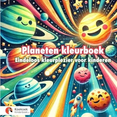 Afbeelding van Planeten kleurboek voor kinderen