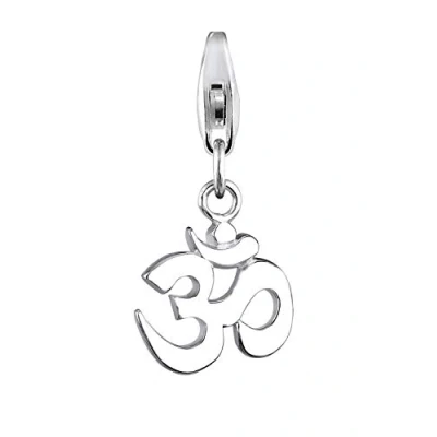 Afbeelding van Elli OM Kraftsymbol Talisman Hanger, Dames, Maat: One Size, Silber