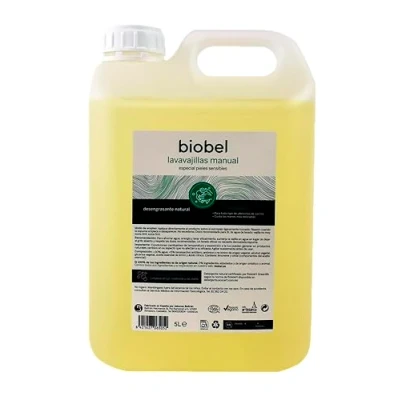 Afbeelding van Biobel Afwasmiddel 5L 100% Natuurlijk Biologisch Afbreekbaar Grootverpakking