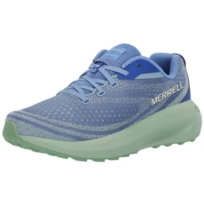 Afbeelding van Merrell Morphlite Hardloopschoenen neutraal, Dames, Maat: 40.5, Cornflower/pear Textiel/ synthetisch