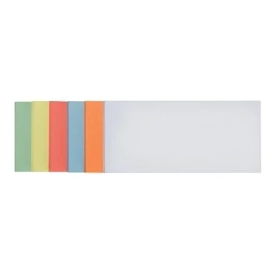 Afbeelding van Franken moderatiekaart gesorteerd op rechthoekige kleur 9.5 cm x 20.5 300 stuks/pak stk(s)