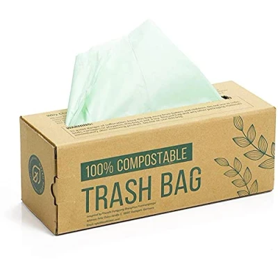 Afbeelding van Green Maker 150 compostzakken voor prullenbak, 6 l, 8 10 30 keukenafvalzakken, 100% biologisch afbreekbaar, gemaakt met certificering EN13432 (10 l)