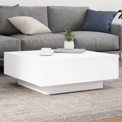 Afbeelding van Salontafel 80x80x31 cm spaanplaat wit