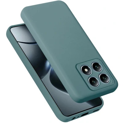 Afbeelding van Cadorabo Hoesje geschikt voor Xiaomi 14T in LIQUID GROEN Beschermhoes gemaakt van flexibel TPU silicone Case Cover