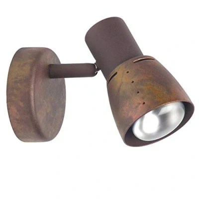 Afbeelding van Lava wandspot, breedte 8 cm, antiek koper, metaal