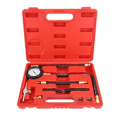 Afbeelding van Brandstof Injectie Drukmeter 0 100PSI, Keenso TU 113 Brandstof/Olie Druktester Benzinedruk Diagnostisch Tool