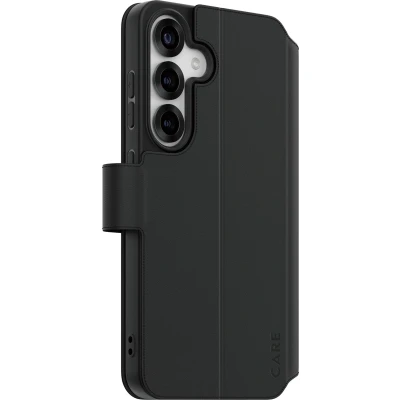 Afbeelding van PanzerGlass CARE by Feature Wallet Case m. Kickstand Samsung Galaxy S 2025, Cover, Samsung, Samsun (Samsung S25), Smartphonehoes, Zwart