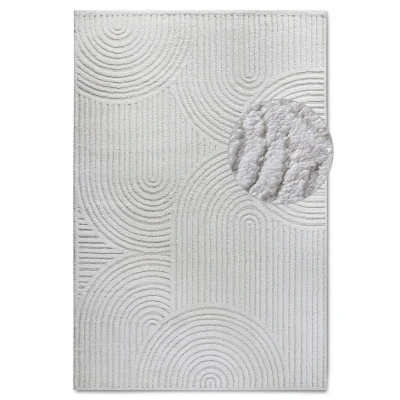 Afbeelding van Vloerkleed Chappe Crème Wit 160x235 cm 123vloerkleed.nl is de online webshop voor vloerkleden en woonaccessoires.
