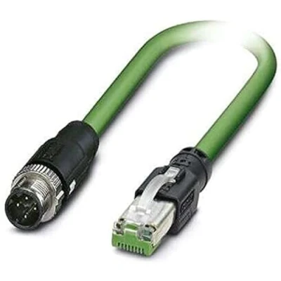 Afbeelding van Phoenix Contact 1407502 Sensor/actuator aansluitkabel 10 m Aantal polen: 4 1 st., Kabels + Stekkers, Zwart