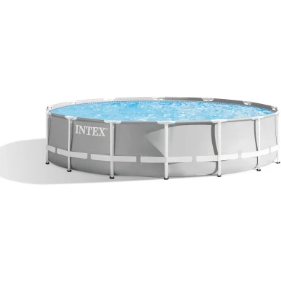 Afbeelding van Intex Prism Frame 427 X 107 Zwembad Grijs Zwembaden &amp; Accessoires