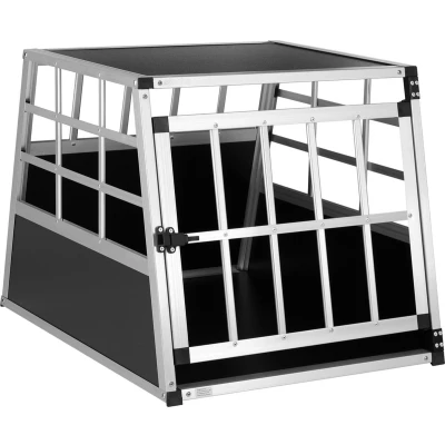 Afbeelding van Cadoca Honden Transportbox M Aluminium 70x54x51cm Afsluitbaar