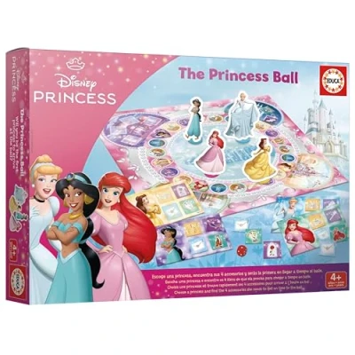 Afbeelding van Educa Disney Princess Ball Verzamel al haar accessoires en kom in positie aan de koninklijke balzaal om dans te luiden, van 2 tot 4 spelers. vanaf jaar (20078)