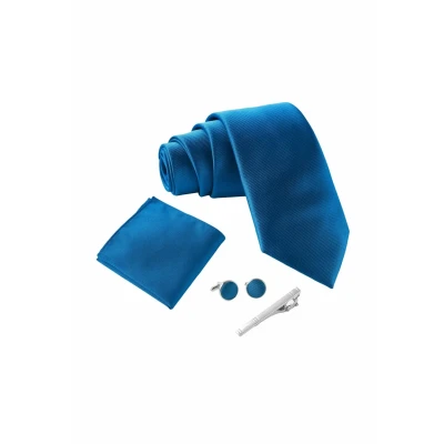 Afbeelding van Massi Morino SET Pochet, Heren, Maat: One Size, Blau