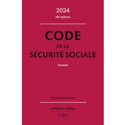 Afbeelding van CODE DE LA SECURITE SOCIALE 2024 ANNOTE