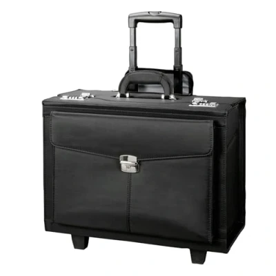 Image de Alassio Valise de pilote &quot;ROCCA&quot; , microfibre, noir