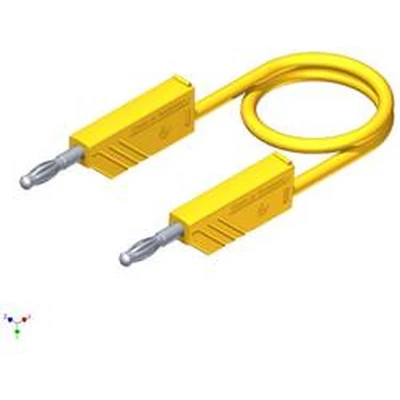 Afbeelding van SKS Hirschmann CO MLN SIL 200/1 Meetsnoer Banaanstekker 4 mm 2.00 m Geel 1 stuk(s)