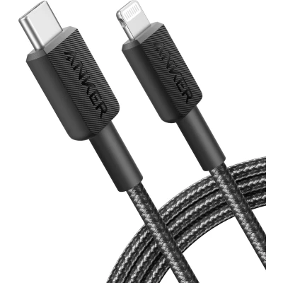 Afbeelding van Anker Usb c Naar Lightning Kabel 1.8 M Zwart (a81b6g11)
