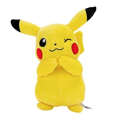 Afbeelding van Pokémon Bandai pluche dier Pikachu zacht 20 cm officieel gelicentieerd cadeau idee voor kinderen en volwassenen speelgoed vanaf 2 jaar JW95245
