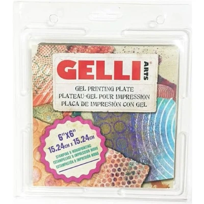 Afbeelding van Gelli Arts Gel Printing Plate 15.4x15.4cm GEL6X6