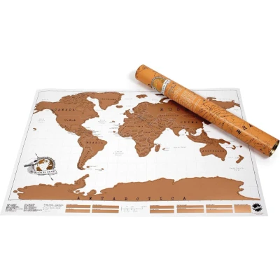 Afbeelding van Luckies Wereldkaart Scratch Map Kraskaart regular edition