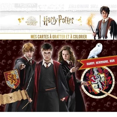 Image de Harry Potter Cartes à gratter Harry, Hermione, Ron
