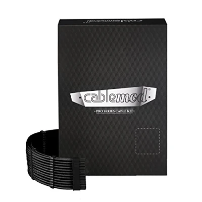 Afbeelding van CableMod C Series Pro ModMesh Kabelset voor RMi/RMx/RM (zwart label) wit