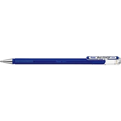 Afbeelding van Gelschrijver Pentel Mattehop K110 blauw 0.5mm