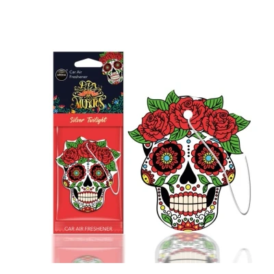 Afbeelding van AROMA CAR Dia de los Muertos A83118 Luchtverfrisser Blisterverpaking