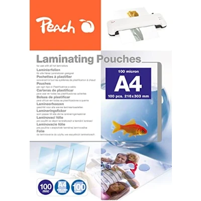 Afbeelding van Peach Lamineerhoezen A4