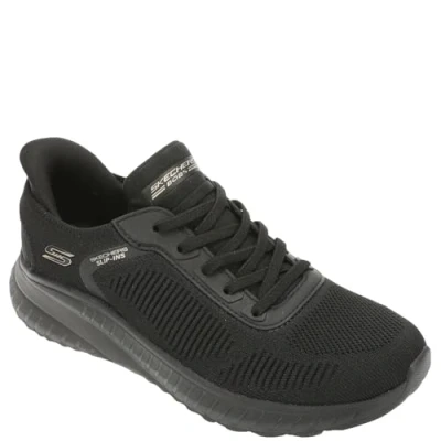 Afbeelding van Skechers Hands Free Bobs Squad Chaos Current Muse Sneakers voor dames, Zwart/Wit, 43 EU