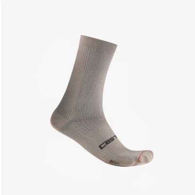 Afbeelding van Fietssokken Castelli Espresso 18 maat 40/43 Beige