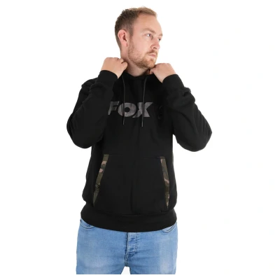 Afbeelding van Fox Black / Camo Print Hoody M Vis trui