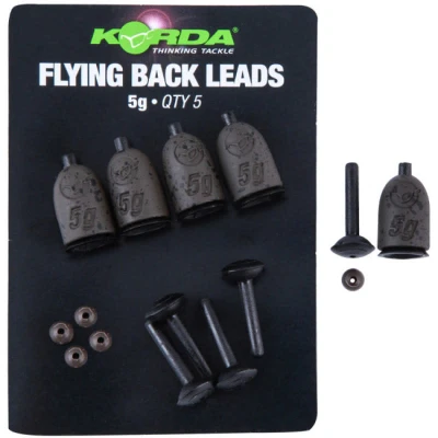 Image de Korda Flying Back Leads (5 pcs) Taille : 5g