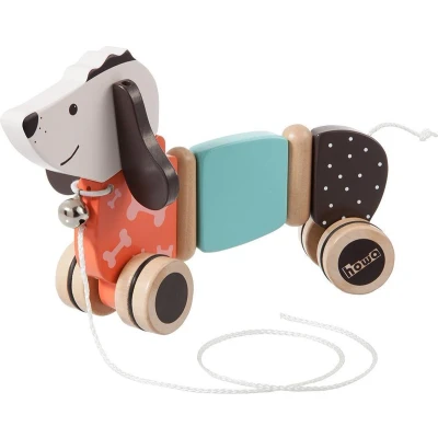 Afbeelding van howa Houten Trekdier Hond &quot;Fidi&quot; 6015