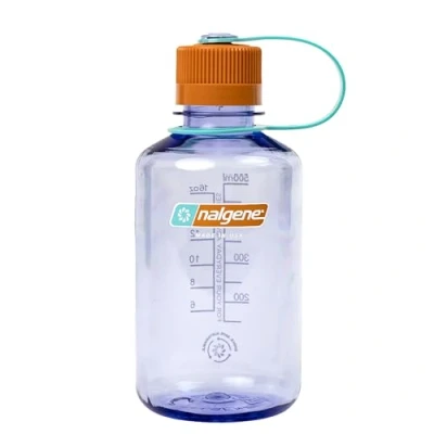 Afbeelding van Nalgene Narrow Mouth Bottle drinkfles 16oz BPA free SUSTAIN Amethyst