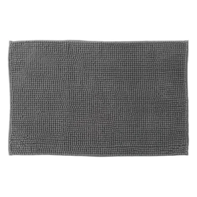Afbeelding van Atmosphera Badkamer kleedje/badmat voor de vloer 50 x 80 cm donkergrijs