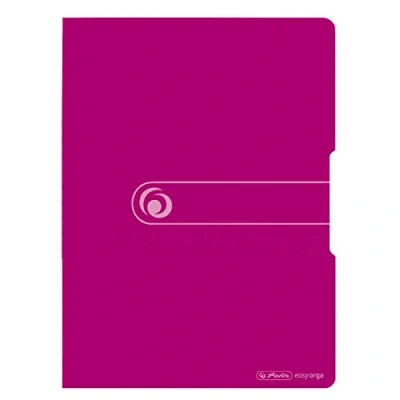 Afbeelding van Herlitz 11226628 klemmap, A4, roze